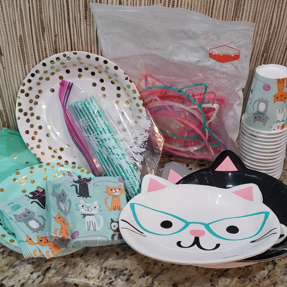 Kitty cat kitten party pack supplies